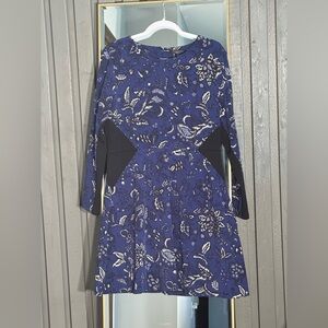 Thakoon Blue and Purple Fit and Flare Dress vest is available for purchase